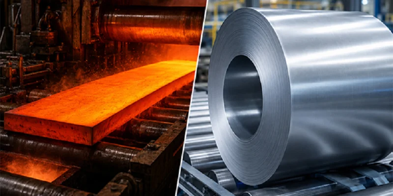 Hot Rolling vs Cold Rolling: Differences, Applications, Advantages, and Material Properties