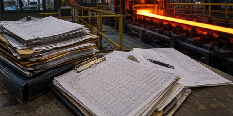 Why Manual Paperwork Still Creates Delays in Steel Production Workflows