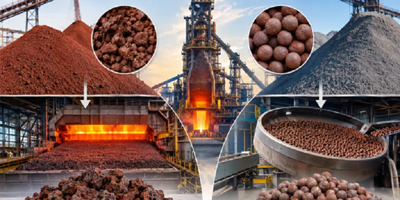 Iron Ore Sintering and Pelletizing: Their Role in Ironmaking