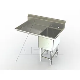 F1L Series, Single Bowl Sink - Left Drainboard