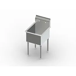 S1 Series, One Compartment Sink, Steel Single Bowl Sink