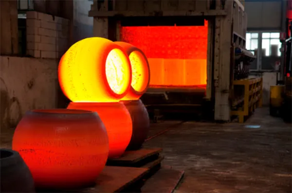 Shot blasting in thermal treatments