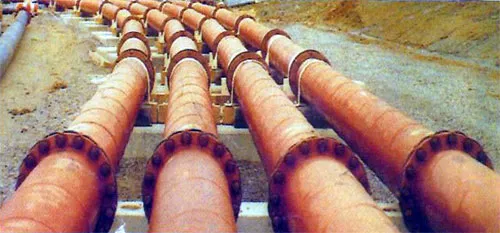 Cast Basalt Lined Pipes And Fittings