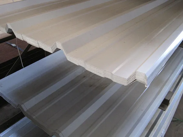 Metal roofing tin