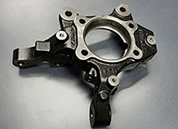 Custom CNC Milling of a Ductile Iron Steering Knuckle