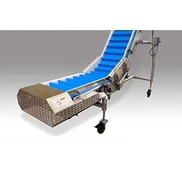 SANITARY FLIGHTED BELT CONVEYOR