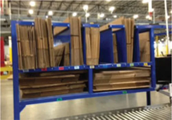 Packing Box Rack | Ironmaking | Bluff Manufacturing Inc