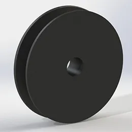 BP Series Pulley, Black Delrin