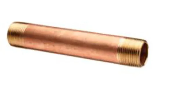 Red Brass Pipe Nipples