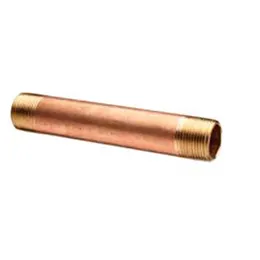 Red Brass Pipe Nipples