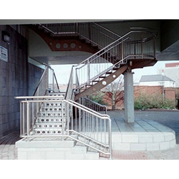 External Stainless steel staircase