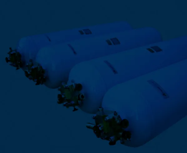 Large volume cylinders