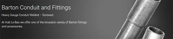 Barton Conduit and Fittings
