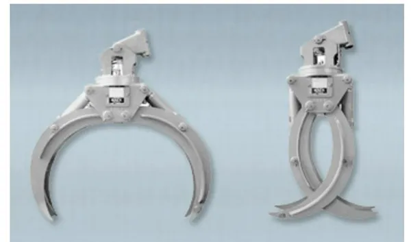 Hydraulically Operated Log Grab Attachments
