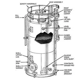 SINGLE SKIN FLAT BASE CARBON STEEL TANKS