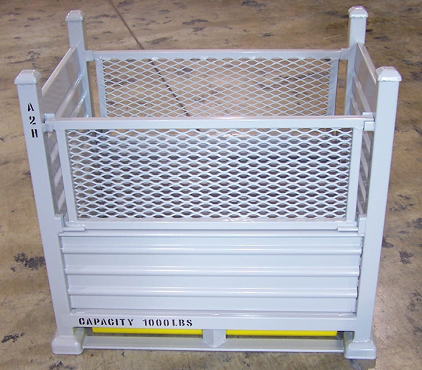 CUSTOM PALLETS, STEEL BINS, & WIRE CONTAINERS