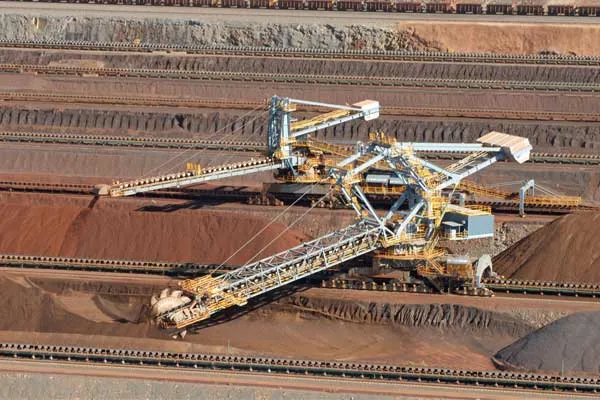 Reclaimer PR200 and Stacker PS100 location: Dampier, Australia