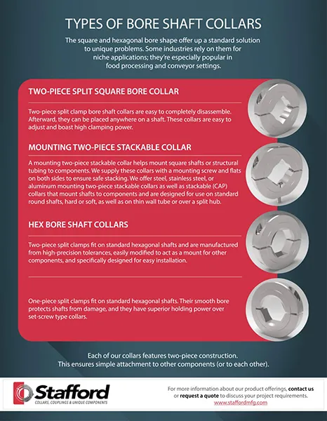 THREADED SHAFT COLLARS