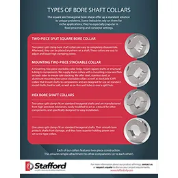 THREADED SHAFT COLLARS