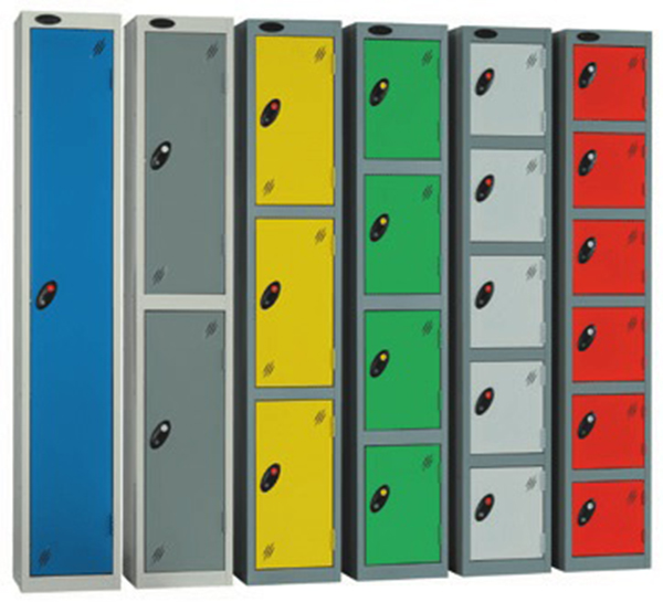 Colour Coded Lockers