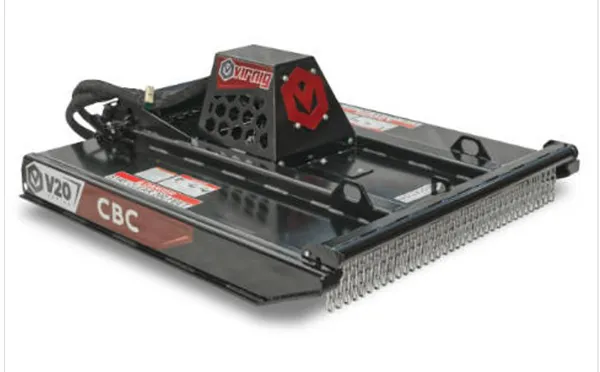V20 MINI SKID STEER CLOSED FRONT ROTARY BRUSH CUTTER