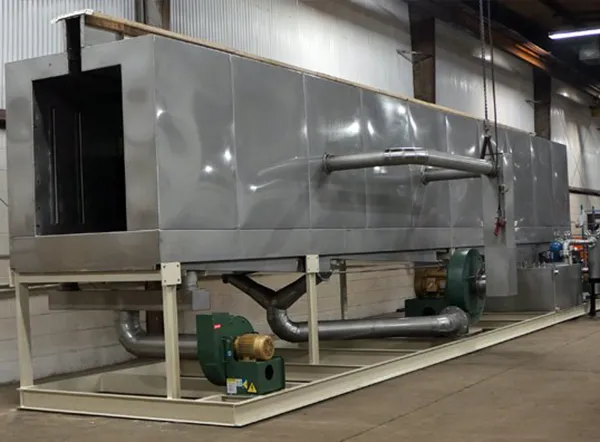 Monorail Style Parts Washing System
