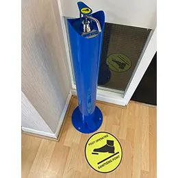 WEC Foot Operated Hand Sanitiser Dispenser - Powder Coated Finish