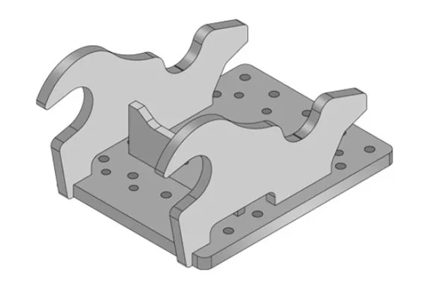 EXCAVATOR HAMMER-COMPACTOR ADAPTER