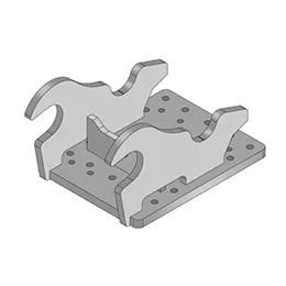 EXCAVATOR HAMMER-COMPACTOR ADAPTER