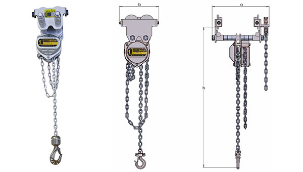  Anti-Corrosion Combined Chain Block and Trolleys