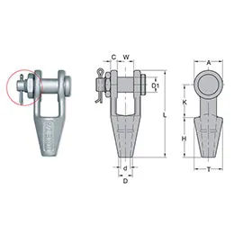Forged Open Spelter Wire Rope Socket